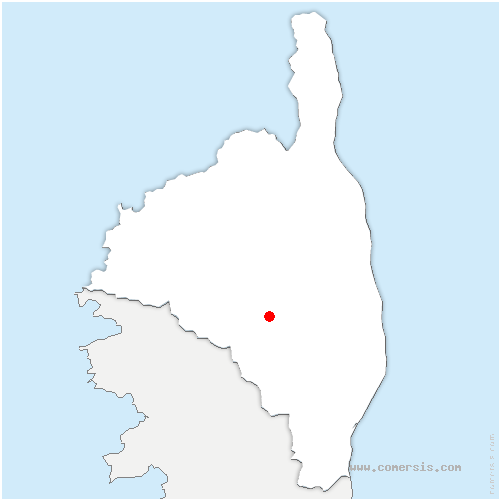 carte de localisation de Poggio-di-Venaco
