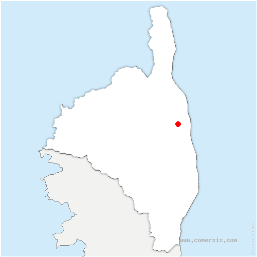 carte de localisation de Pruno