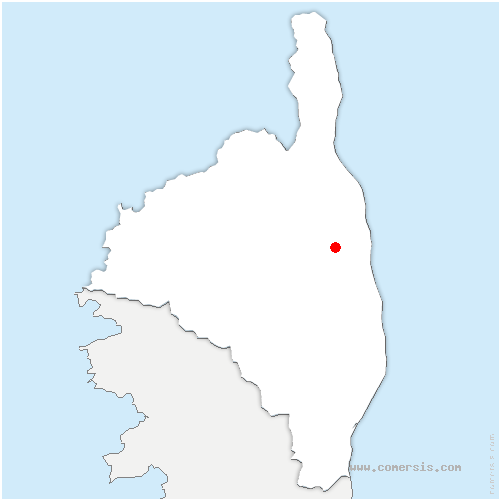 carte de localisation de San-Gavino-d'Ampugnani