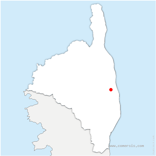 carte de localisation de Sant'Andréa-di-Cotone