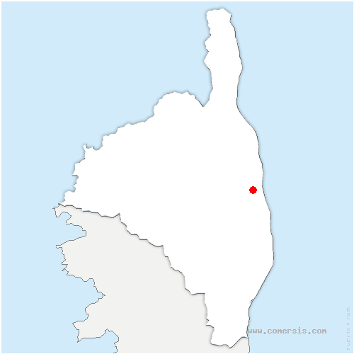 carte de localisation de Santa-Lucia-di-Moriani
