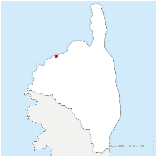 carte de localisation de Santa-Reparata-di-Balagna