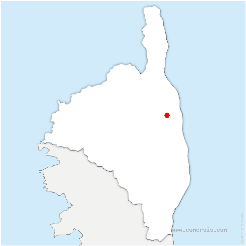 carte de localisation de Silvareccio