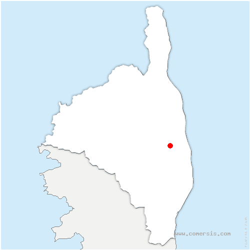 carte de localisation de Valle-d'Alesani