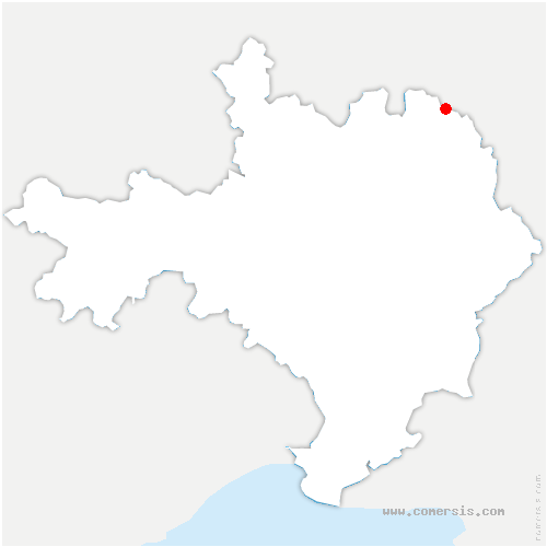 carte de localisation de Aiguèze