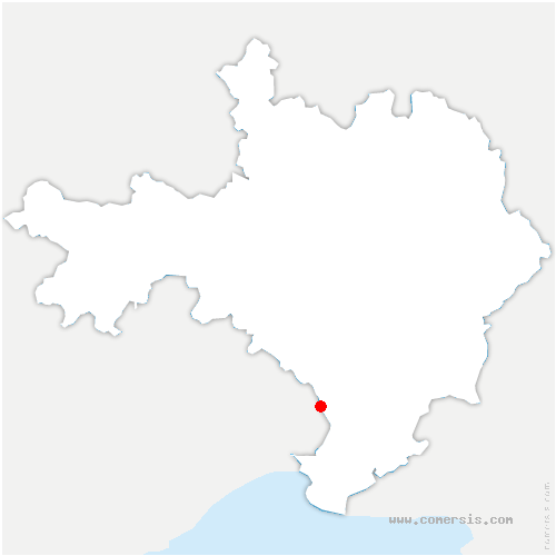 carte de localisation de Aimargues