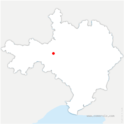 carte de localisation de Anduze