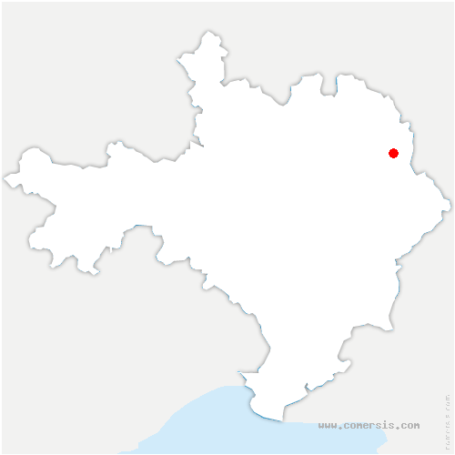 carte de localisation de Bagnols-sur-Cèze