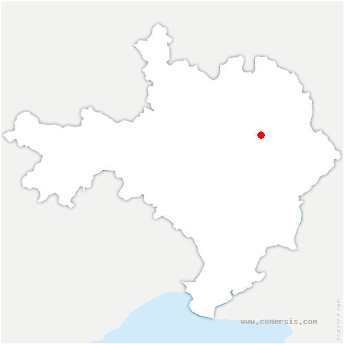 carte de localisation de la Bastide-d'Engras