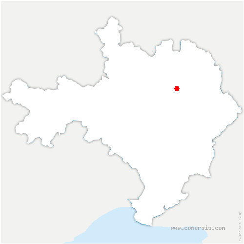 carte de localisation de la Bruguière