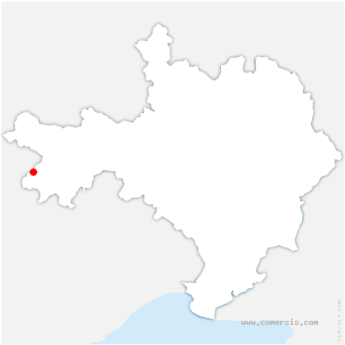 carte de localisation de Campestre-et-Luc