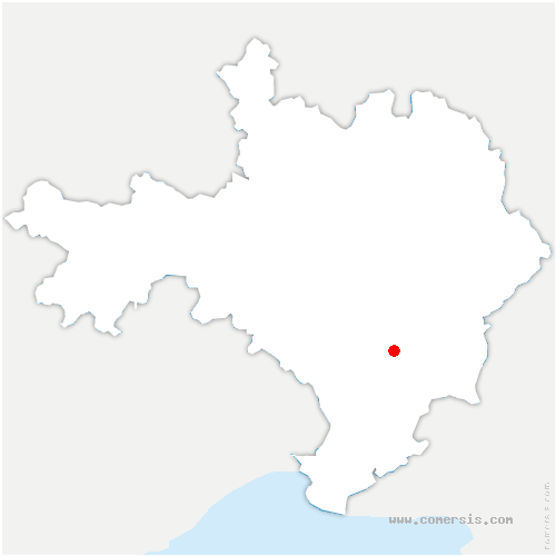 carte de localisation de Castelnau-Pégayrols