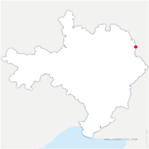 carte de localisation de Chusclan
