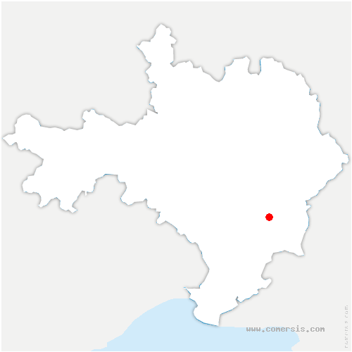 carte de localisation de Compeyre