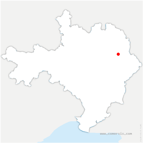 carte de localisation de Gaujac