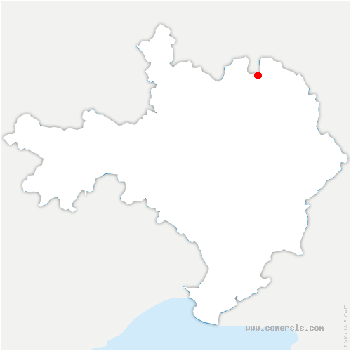 carte de localisation d'Issirac