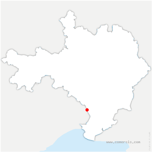 carte de localisation de Lacoste
