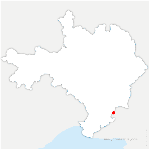 carte de localisation de Lapanouse-de-Cernon