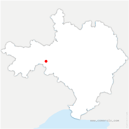 carte de localisation de Loriol-du-Comtat
