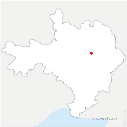 carte de localisation de Montaren-et-Saint-Médiers