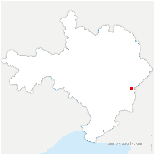 carte de localisation de Montfrin