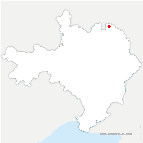 carte de localisation de Montoulieu