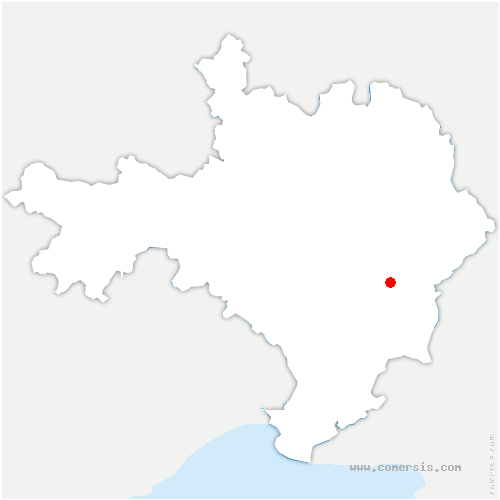 carte de localisation de Rivière-sur-Tarn