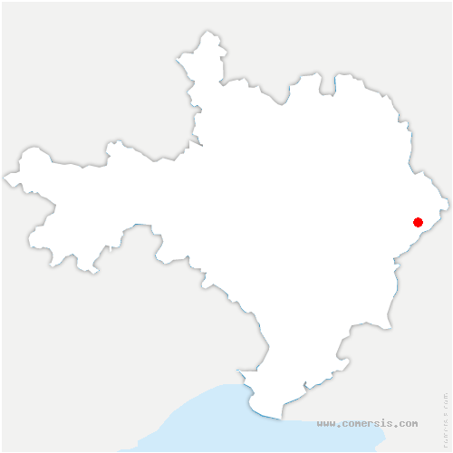 carte de localisation de Rochefort-du-Gard