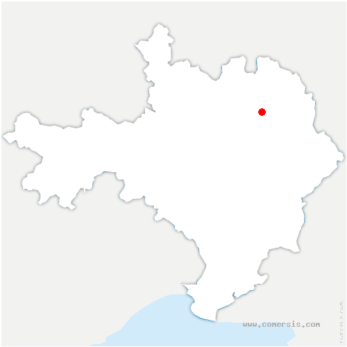 carte de localisation de Saint-André-d'Olérargues