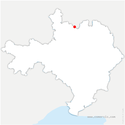 carte de localisation de Saint-Brès