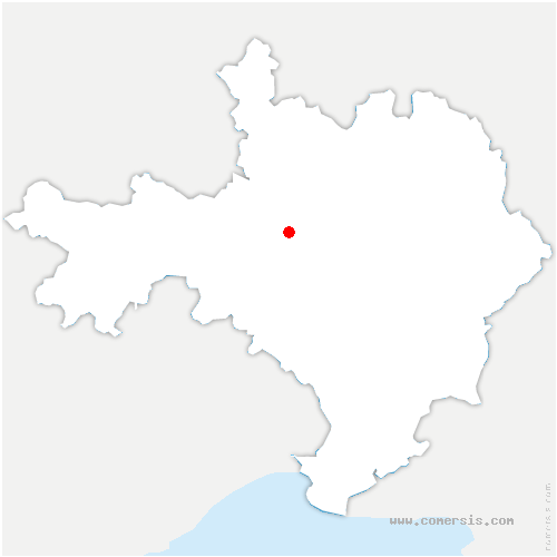 carte de localisation de Saint-Christol-lès-Alès