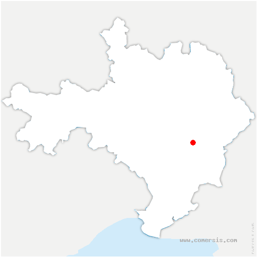 carte de localisation de Saint-Gervasy