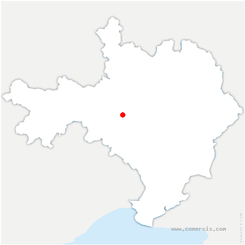 carte de localisation de Saint-Jean-de-Serres