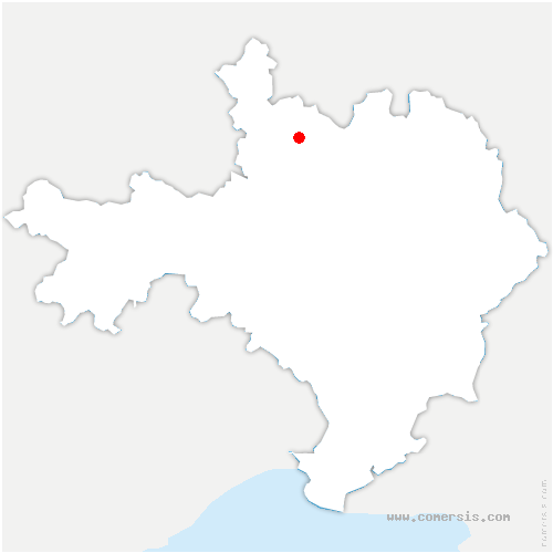 carte de localisation de Saint-Jean-de-Valériscle