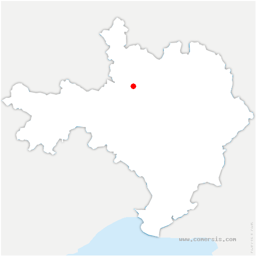 carte de localisation de Saint-Martin-de-Valgalgues