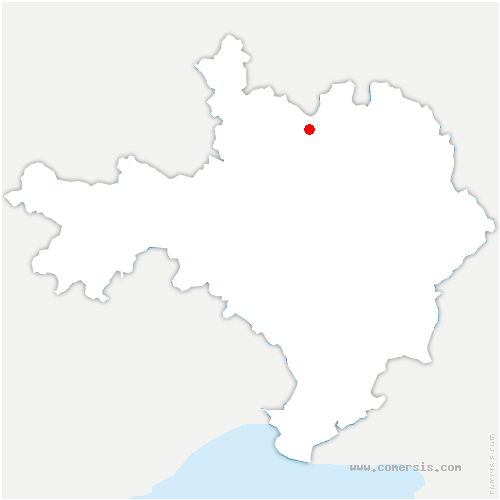 carte de localisation de Saint-Maurice-Navacelles