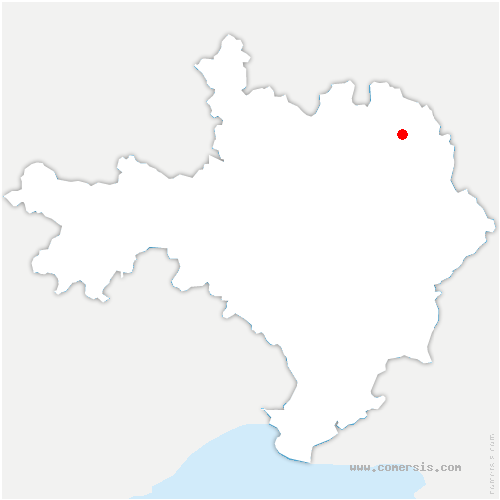 carte de localisation de Saint-Michel-d'Euzet