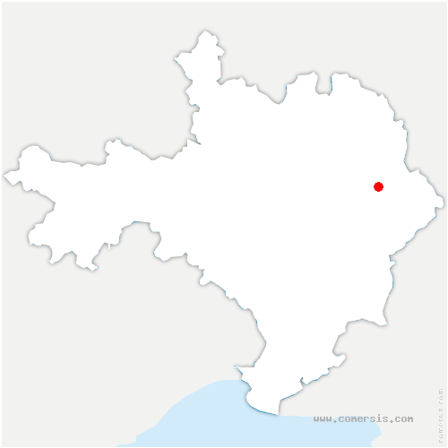carte de localisation de Saint-Paul-les-Fonts