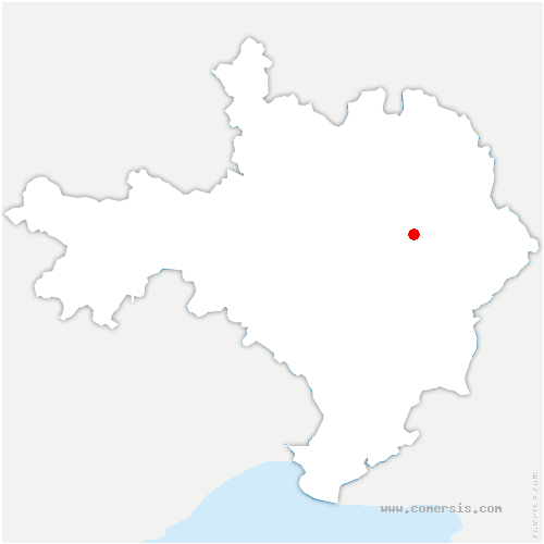 carte de localisation de Saint-Siffret