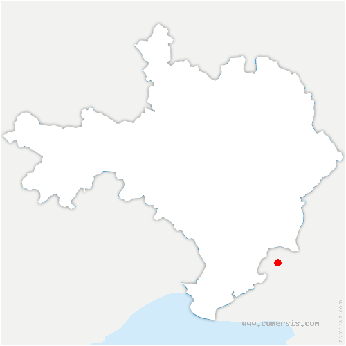 carte de localisation de Sainte-Eulalie-de-Cernon