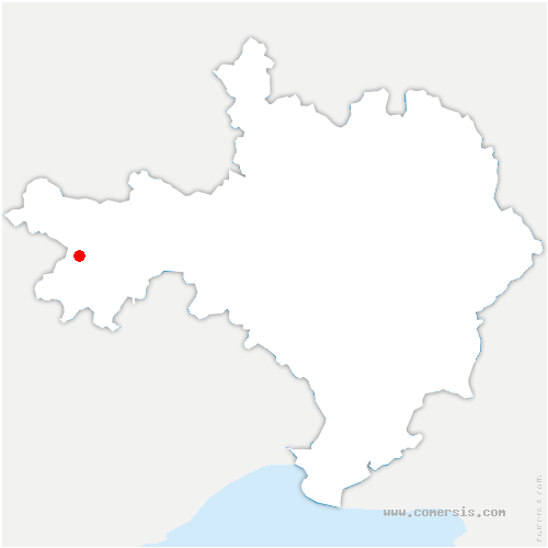 carte de localisation de Saintes-Maries-de-la-Mer