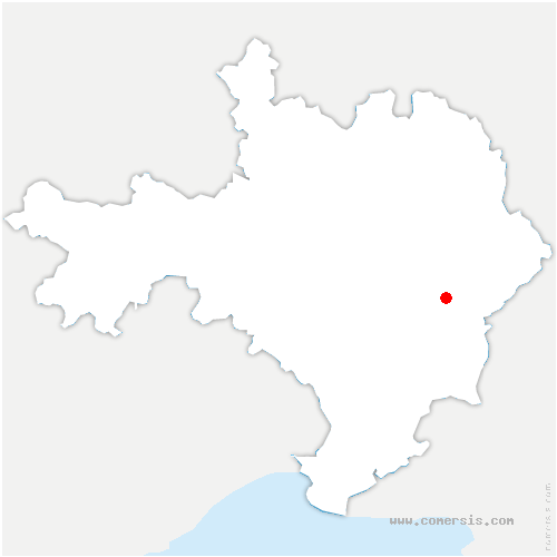 carte de localisation de Sernhac