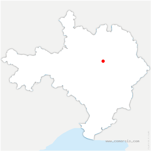 carte de localisation de Serviers-et-Labaume