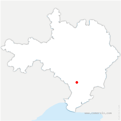 carte de localisation de Uchaud