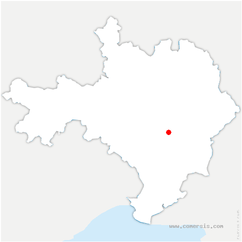 carte de localisation de Verrières