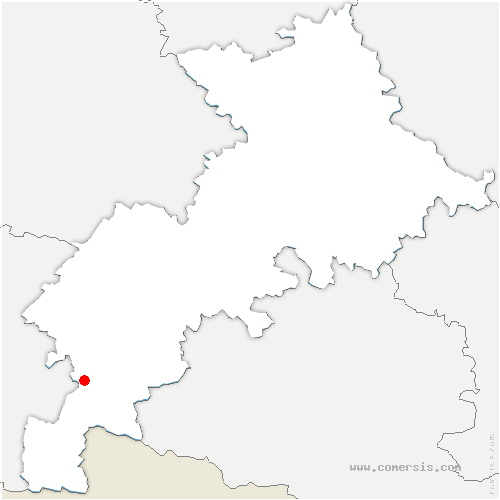 carte de localisation d'Antichan-de-Frontignes
