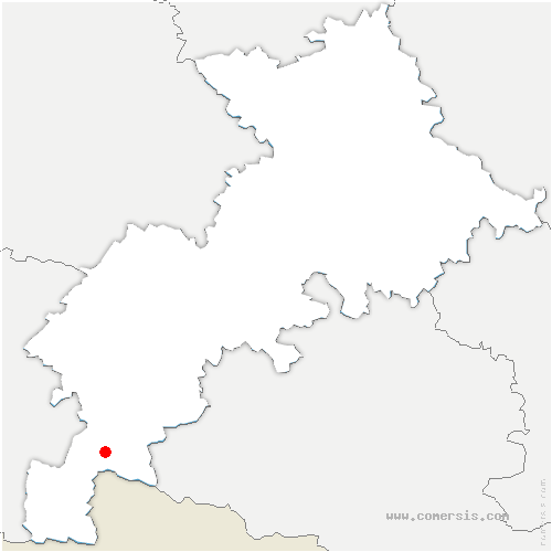 carte de localisation d'Argut-Dessous