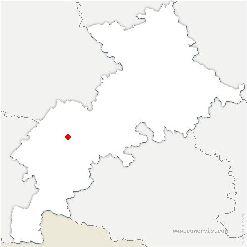 carte de localisation d'Aurignac