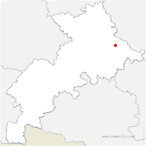 carte de localisation de Aurin