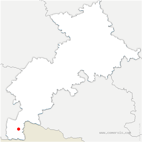 carte de localisation de Bagnères-de-Luchon